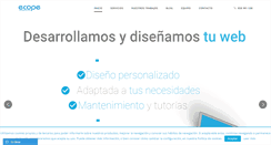 Desktop Screenshot of ecope.es
